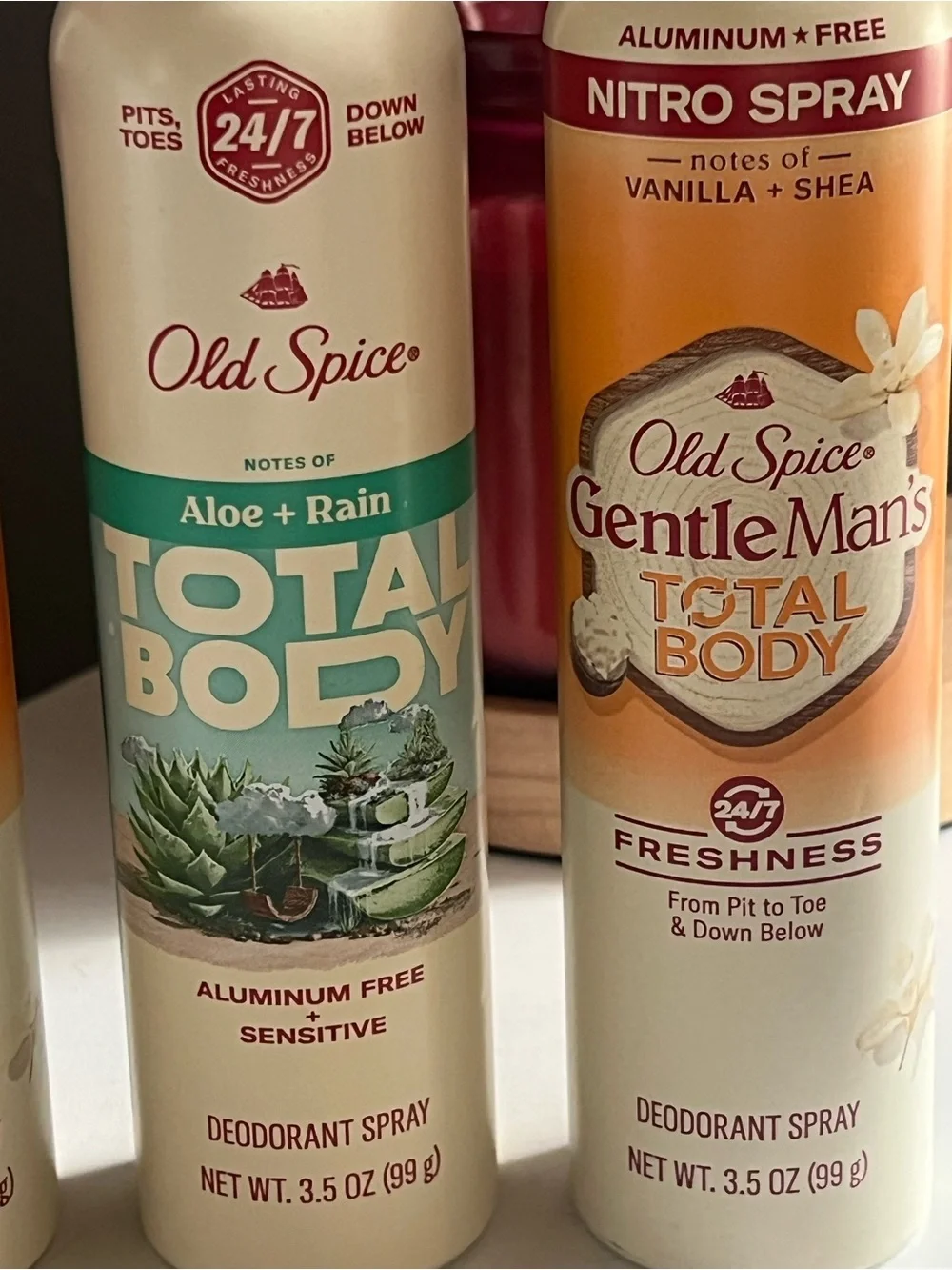 Old Spice Gentleman’s Total Body Deodorant Bundle Of 4 Bottles All Brand New